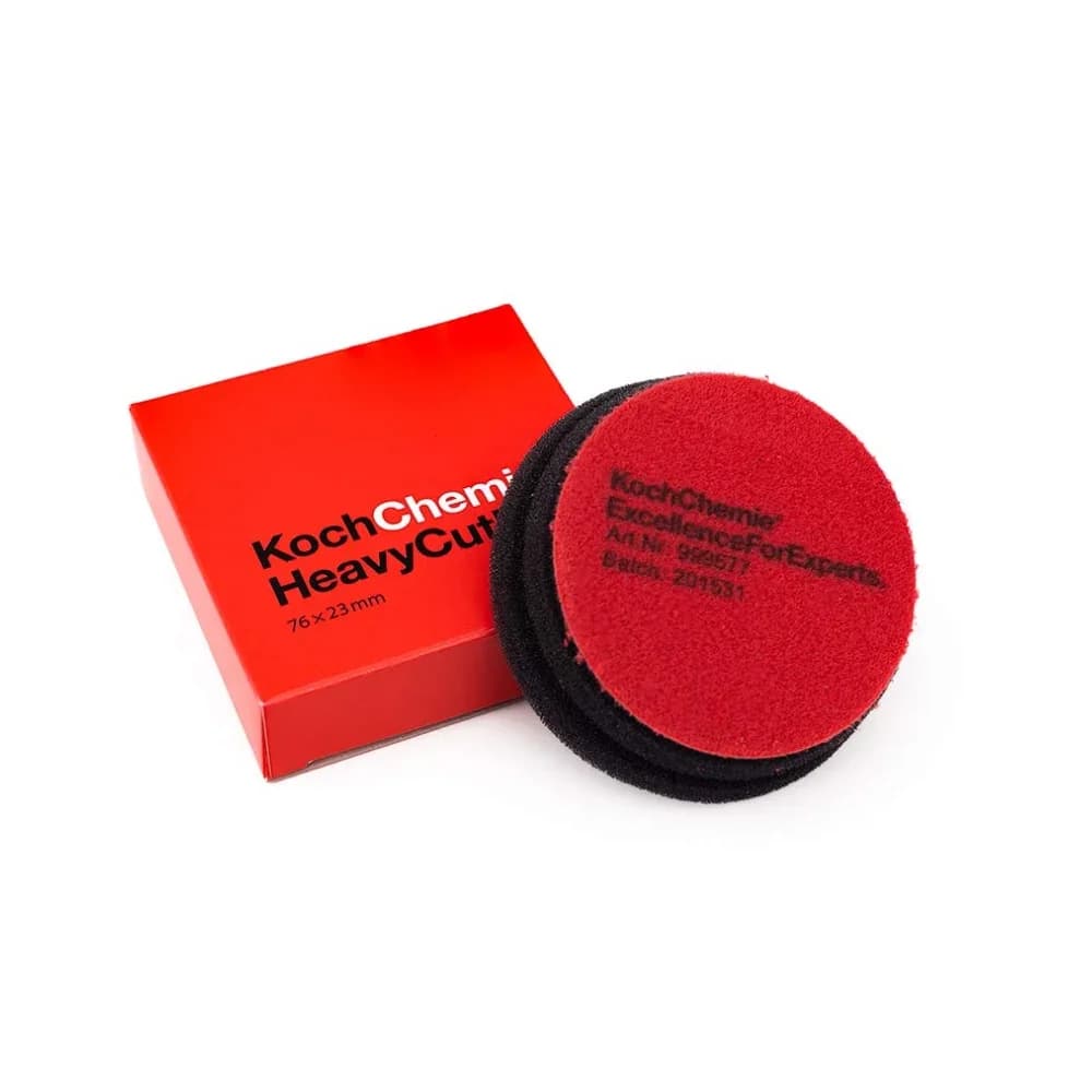 KOCH CHEMIE HC HEAVY CUT PAD KALIN ÇİZİK GİDERİCİ PASTA SÜNGERİ (126mmX23)